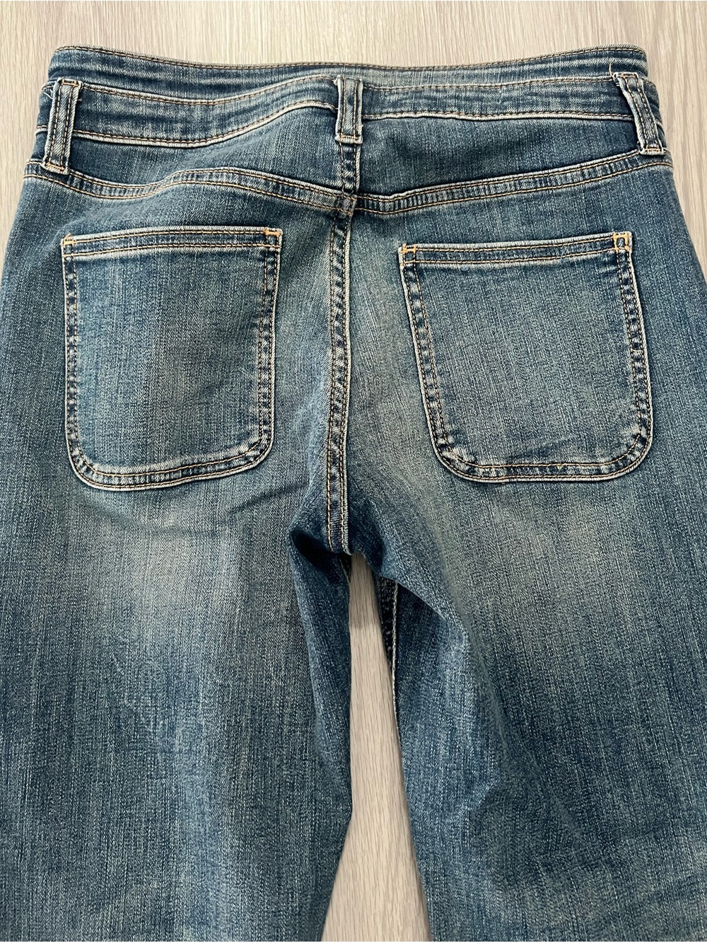 ANTHROPOLOGIE Pilcro High Rise Denim Button Fly Slim Straight Jeans Size 26 - Picture 6 of 12